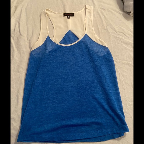 Royal Blue/White LeoMeetsVirgo Tank Top (Size M) - Picture 1 of 3